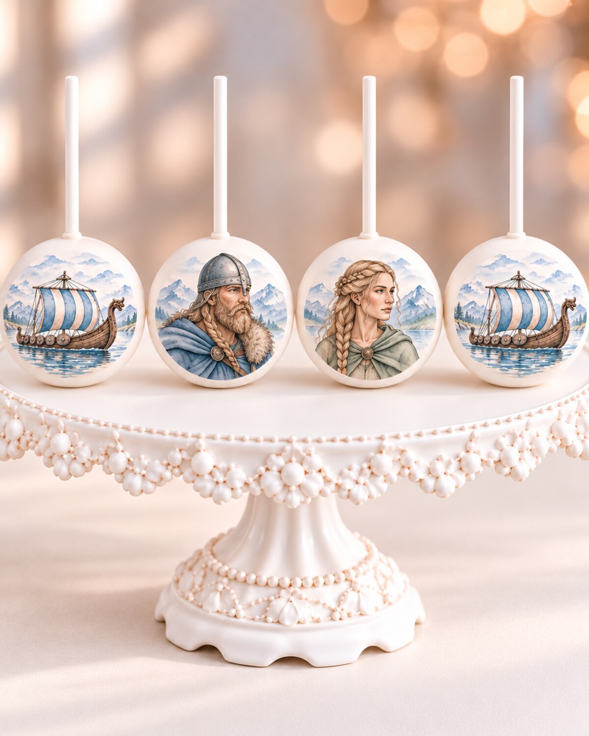 Cakepop Fondies — edible fondant design
