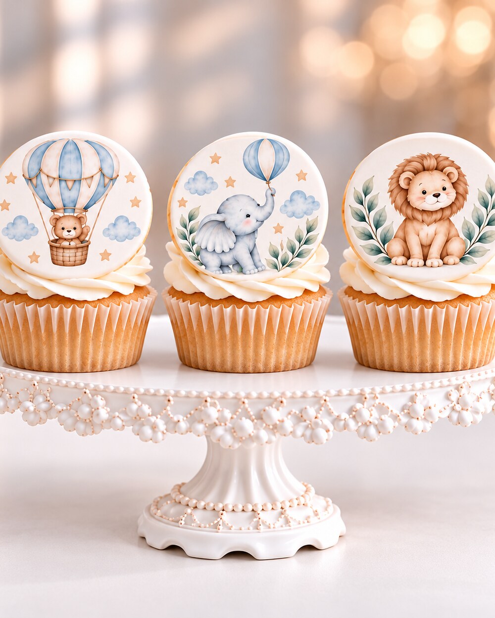 Cupcake Fondies — edible fondant cake topper design
