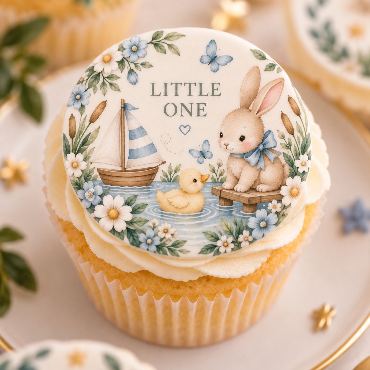 Baby — edible fondant cake topper design