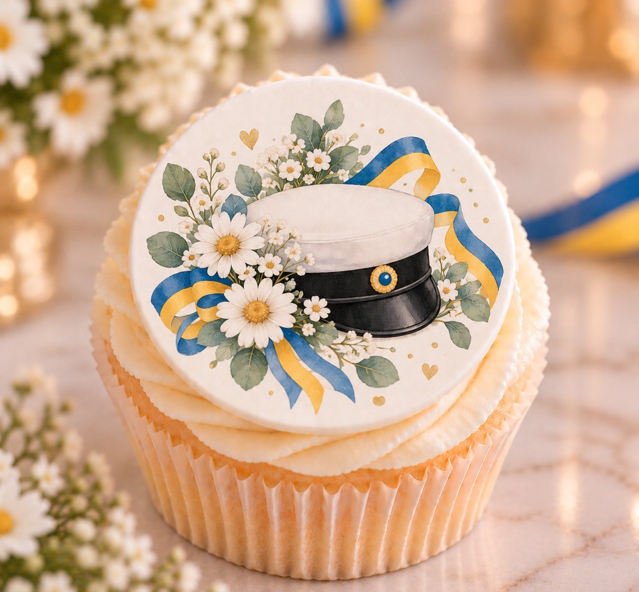 Graduation — edible fondant cake topper design