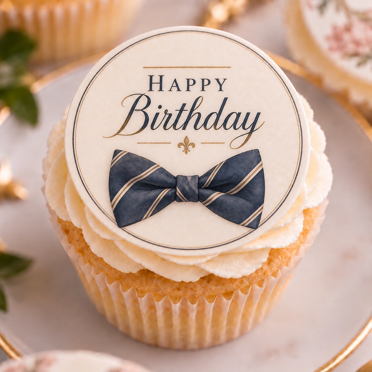 Men — edible fondant cake topper design